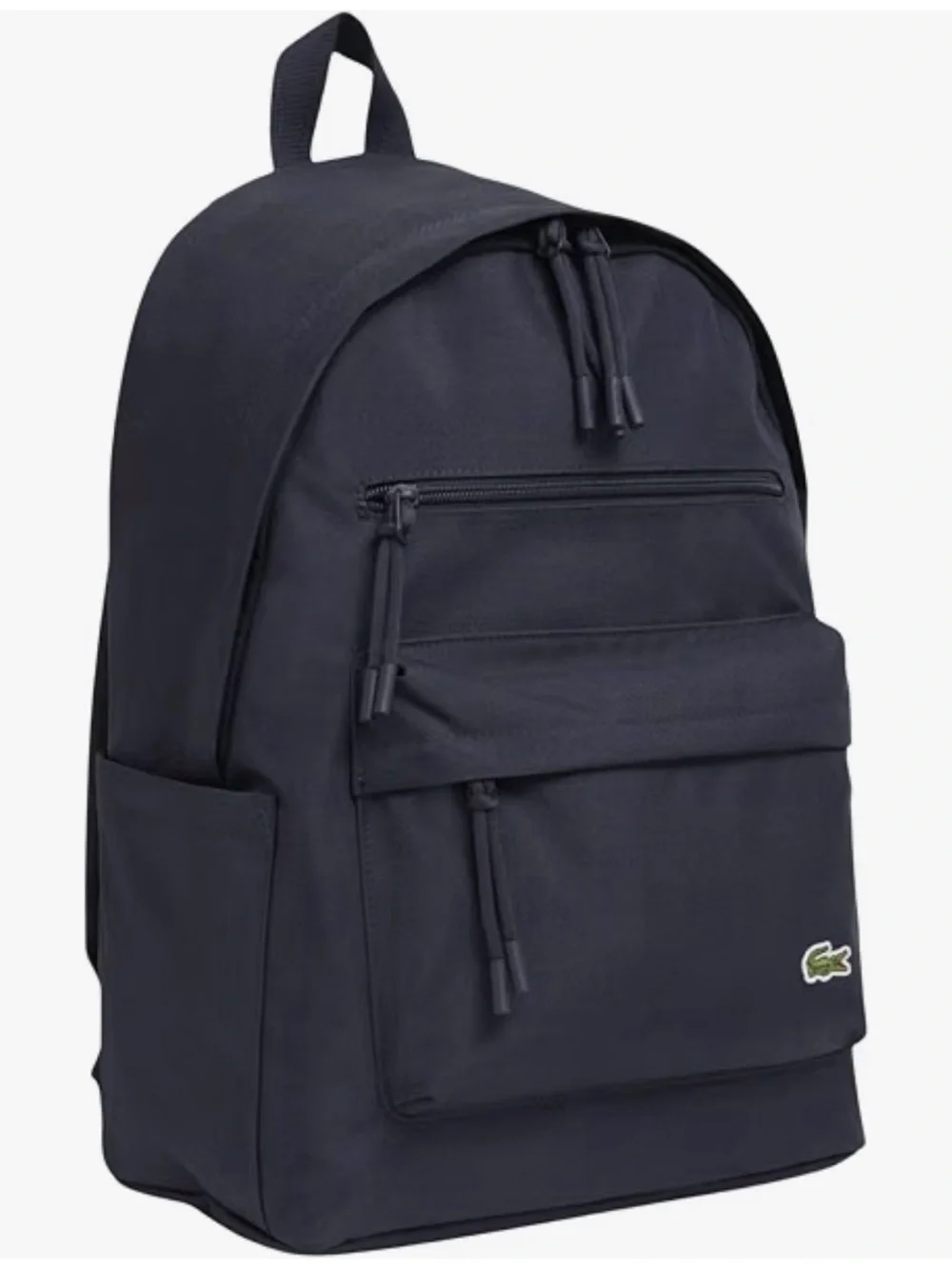 Lacoste Navy Blue Backpack with Crocodile Logo
